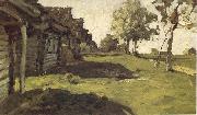 Levitan, Isaak Sunny day in the village painting
